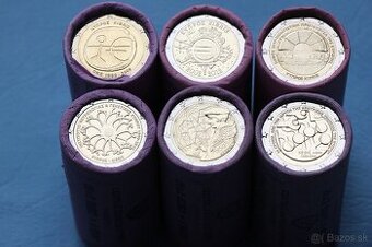 euromince - rolky Malta Grécko Litva Cyprus