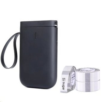 Niimbot Tlačiareň štítkov D11 Smart, čierna/biela + rolka št