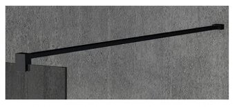 Sprchová vzpera čierna 125cm