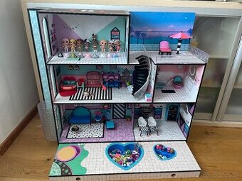 LOL domček s bábikami, oblečením a doplnkami