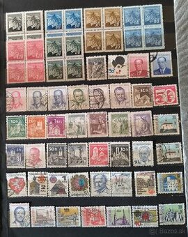 Poštové známky Československo - 450 ks