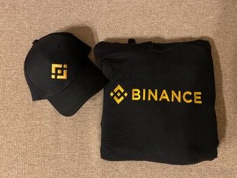 Pánska Mikina + baseball Šiltovka / Binance Merch