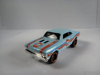 HOT WHEELS - ´68 CHEVY NOVA -GULF - POZRI DETAILNÉ FOTO