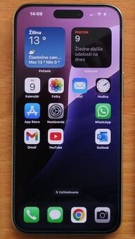 iPhone 15 pro max 256GB prírodný titán - 12 mes. záruka