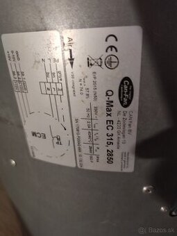 Odhlučnený ventilátor Q-Max EC - 2850m3/h - Ø315