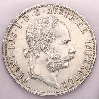 Strieborná minca 2 zlatníky 1890 – František Jozef I.,Viedeň