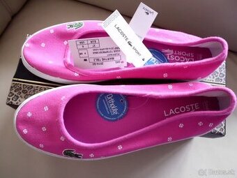 Lacoste nové dámske-dievčenské plátené baleríny 36,5