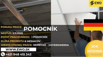 🧱 HĽADÁ SA POMOCNÍK – NÁSTUP UŽ V PONDELOK 3.11.2025
