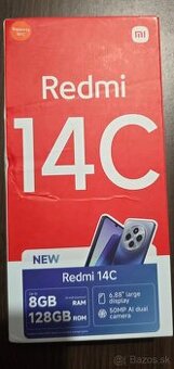 📱 Xiaomi Redmi 14C – 8 GB / 128 GB – úplne nový