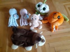 Plyšáky úplne nové s vysačkami