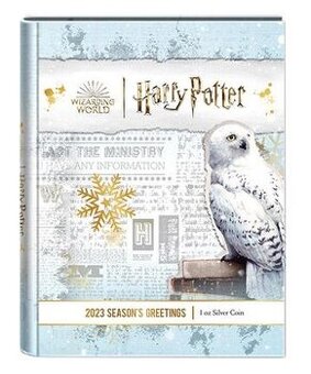 Harry Potter strieborna vianocna minca