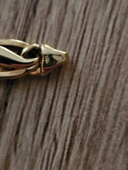 Zlatá retiazka 14 k. 13.3 gr..50cm cc 6 mm hrubá