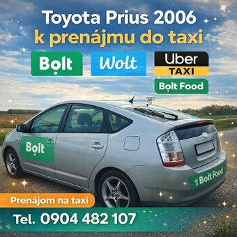 Dlhodobý prenájom vozidla – Toyota Prius 2006 (hybrid)