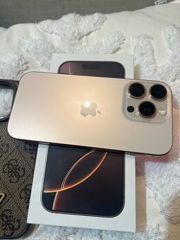 Predám vymením IPHONE 16.pro 128.g gold