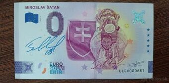 bankovka Miroslav Šatan s original podpisom