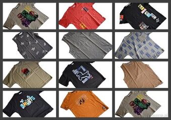 Balík letných tričiek pre chlapca veľ. 158-164