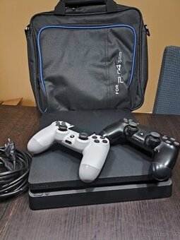 GoldHEN SONY PlayStation slim + 2x ovládač + taška