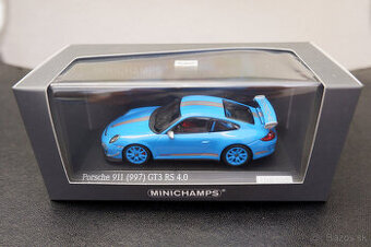 Porsche 911 (997) GT3 RS 4.0 Rivierablau Minichamps 1:43 CA0
