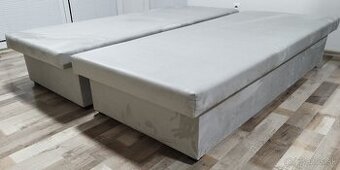 2 rovnake svetlo sive valendy, 80x196x39 cm