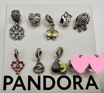 Prívesky, korálky PANDORA, originál, väčšinou úplne NOVÉ
