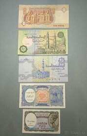 Bankovky EGYPT - většina UNC