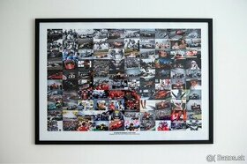 Plagát 70 Years of F1 od Martina Trenklera