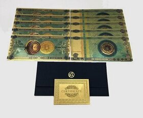 Originálna zberateľská pamätná bankovka - sada