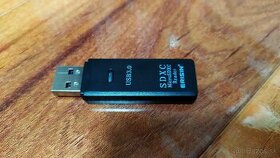 USB čítačka vo forme USB kľúča pre micro SD/SDHC karty - 1