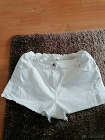 Krátke nohavice biele - 1