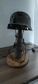 lampa z nemeckej prilby - 1