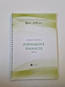 Podnikové financie - Vinczeová - UMB