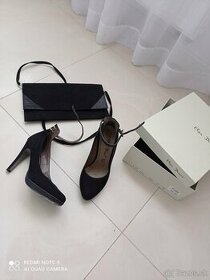 Elegantné topánky a listová kabelka