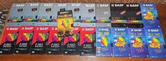 Predam 1x nahrate VHS na fotkach SONY, BASF, TDK, MAXELL atd