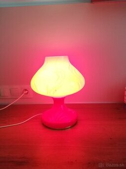 RETRO SKLENENA LAMPA VINTAGE DIZAJN SOCIK