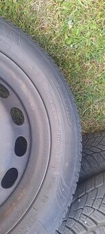 Celoročné pneumatiky 205/55 R16+plech.disky 5x112