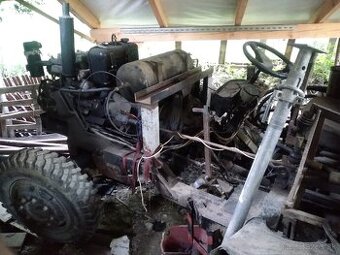 Doma robený traktor s podkopom 4x4