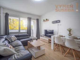 VYMEŇ SUSEDA - VÝNIMOČNÝ 2 IZB. BYT S LOGGIOU A PARKOVACÍM