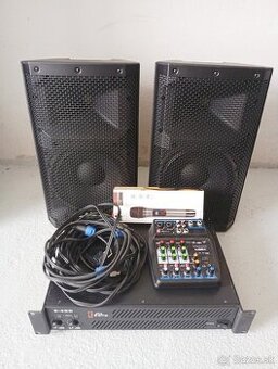 Kompletná aparatúra - bedne, zosilňovač