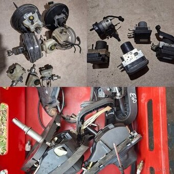 Brzdové válce, pedále, rj abs bmw