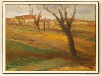 Obraz Jaromír Hynšt, Předjaří ,olej plátno 64x85