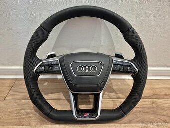 KOZENY VOLANT AUDI ZREZANY S PADLAMI A AIRBAGOM