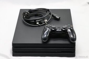 PS4 Pro CUH-7016B komplet vyservisovaná + 2 hry