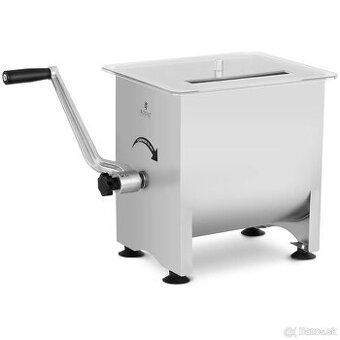 Miešačka na mäso - 16 l - ušľachtilá oceľ - manuálna