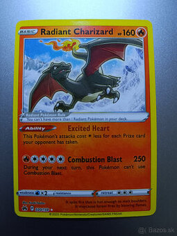 Pokémon TCG je Radiant Charizard