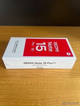 Predám XIAOMI REDMI NOTE 15 PRO 5G 8GB/256GB, TOP, ZARUKA