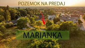 Lukratívny stavebný pozemok pri Bratislave v obci Marianka V - 1