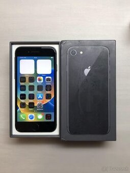 IPHONE 8 • 64 GB • BATÉRIA 100 % • ČIERNA