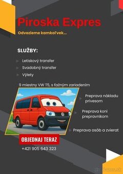 Ponukame prepravu osob