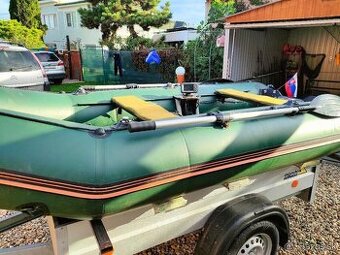 Čln Kolibri KM360D, 4takt Storm 5hp, sonar Lowrance Hook2