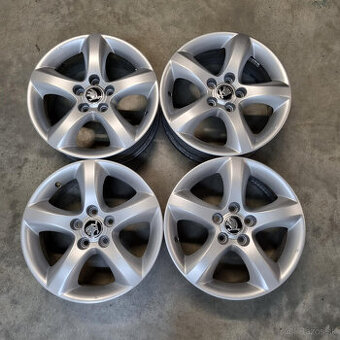Hliníkové Škoda disky 5x100 R15 6J ET43